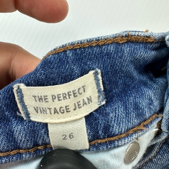 Madewell Jean Sz 26 Perfect Vintage Jean - Picture 13 of 16
